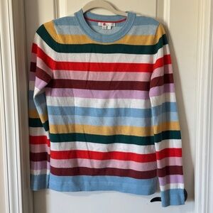 Boden Stripe Cashmere Lightweight Sweater